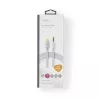 Audiokabel Nedis CCTB65940AL10 1 m USB-C auf 3,5 mm Aluminium