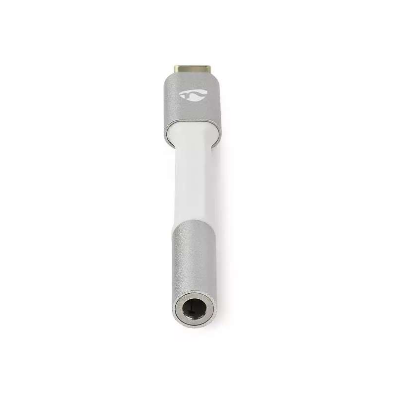 Audiokabel Nedis CCTB65950AL008 3,5mm Buchse auf USB Stecker 0,08m Aluminium