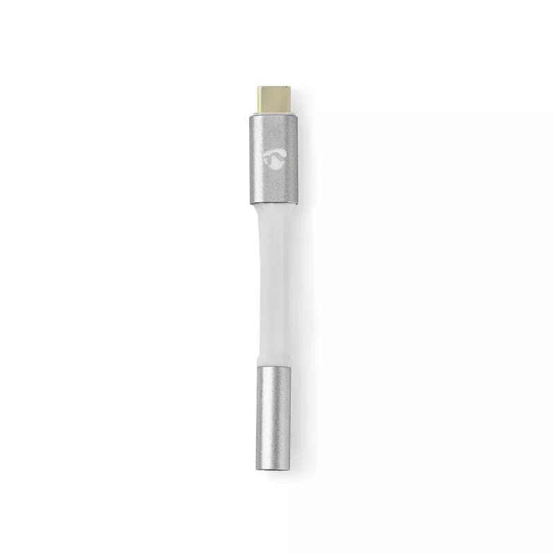 Audiokabel Nedis CCTB65950AL008 3,5mm Buchse auf USB Stecker 0,08m Aluminium