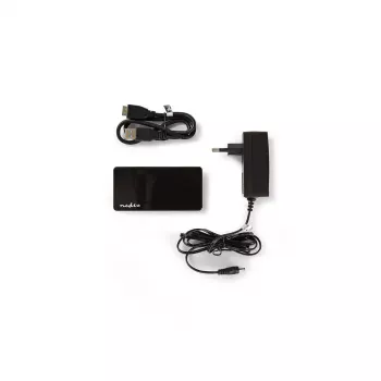 USB Hub Nedis UHUBU3420BK USB 3.2 Gen 1 Micro-B Schwarz