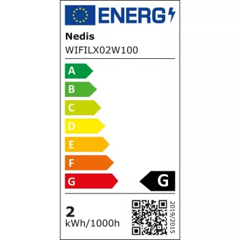 Lichterkette Nedis WIFILX02W100 — 100 LEDs, 3,21 W, 10 m Kabel, IP65, weiß