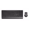 Trust Trezo Tastatur Maus enthalten Universal RF Wireless QWERTZ Deutsch Schwarz