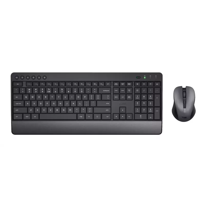 Trust Trezo Tastatur Maus enthalten Universal RF Wireless QWERTZ Deutsch Schwarz