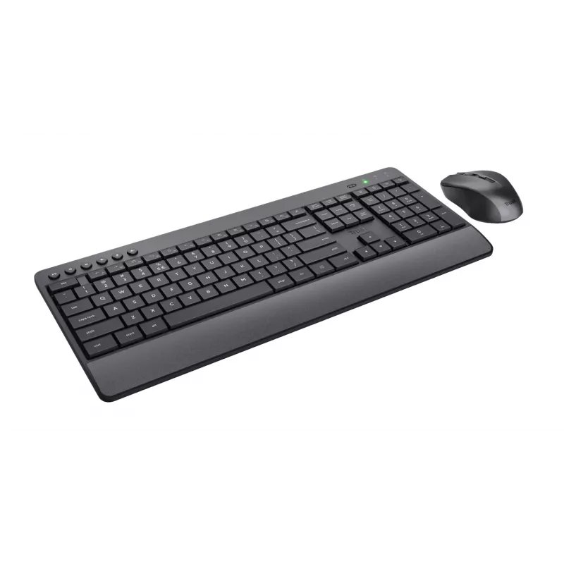 Trust Trezo Tastatur Maus enthalten Universal RF Wireless QWERTZ Deutsch Schwarz