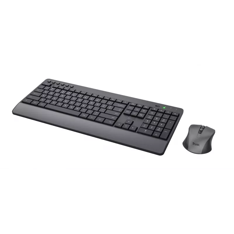 Trust Trezo Tastatur Maus enthalten Universal RF Wireless QWERTZ Deutsch Schwarz