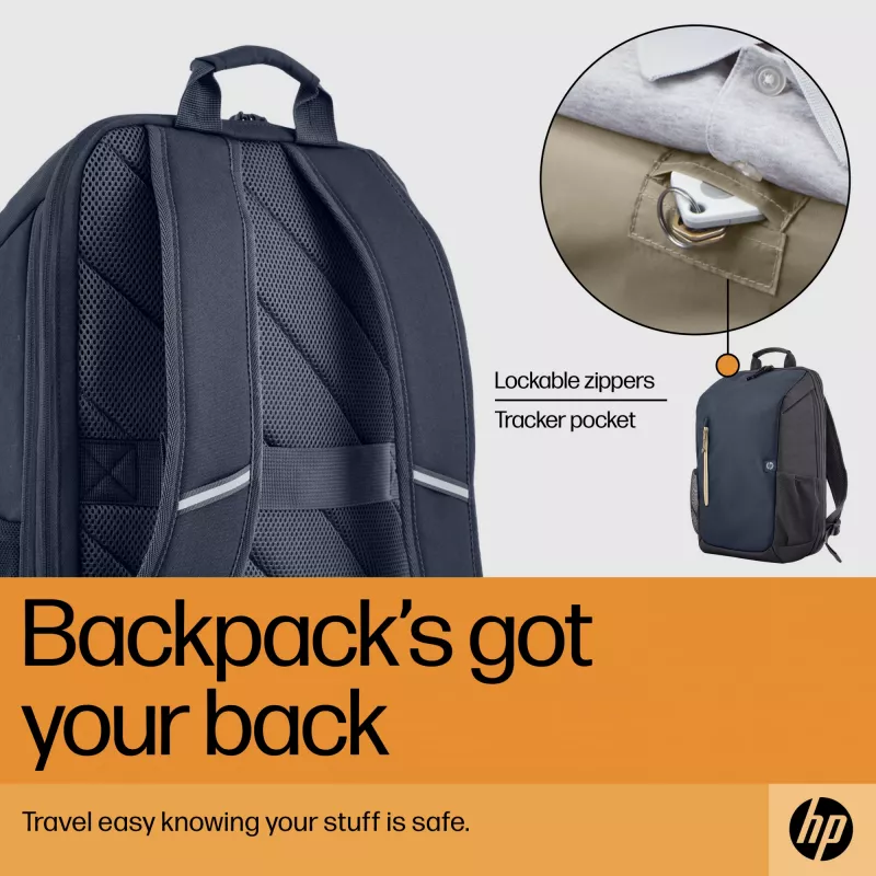 HP Travel 18 Liter 15.6 Blue Night Laptop-Rucksack, Rucksack, 510 g