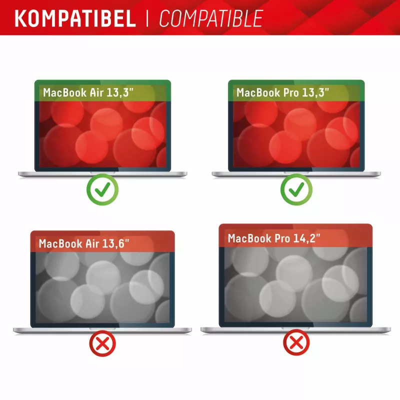 Displex PRIVACY SAFE magnetischer 2-Wege-Blickschutzfilter für MacBook Air/ MacBook Pro 13,3‘‘