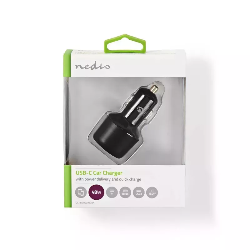 Mobile device charger Nedis CCPD30W100BK Smartphone Schwarz Fast charging
