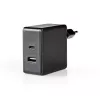 Mobiles Gerät Ladegerät Nedis WCPD45W100BK Universal Schwarz USB Innenbereich