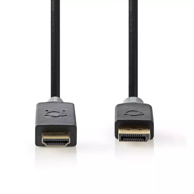 Videokabel-Adapter Nedis CCBW37100AT10 1m DisplayPort auf HDMI Schwarz