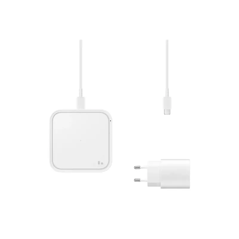 Samsung EP-P2400 Smartphone Weiß USB Kabelloses Laden Schnellladen Innenbereich
