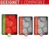 Displex Tablet Glass (9H) für Apple iPad Pro 12,9'' (3./4./5./6. Gen.), Eco-Montagerahmen, unzerbrechlich, ultradünn, unsichtbar