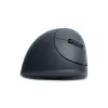 R-Go Tools Vertikale Maus R-Go HE Basic, ergonomische Maus, mittelgroß (Handgröße ≥ 185 mm), rechtshändig, Bluetooth, grau