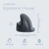 R-Go Tools Vertikale Maus R-Go HE Basic, ergonomische Maus, mittelgroß (Handgröße ≥ 185 mm), rechtshändig, Bluetooth, grau