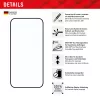 Displex Full Cover Screen Protector (10H) für Apple iPhone 15 Plus/15 Pro Max, Eco-Montagerahmen, Vollabdeckung