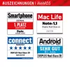 Displex Full Cover Screen Protector (10H) für Apple iPhone 15 Plus/15 Pro Max, Eco-Montagerahmen, Vollabdeckung