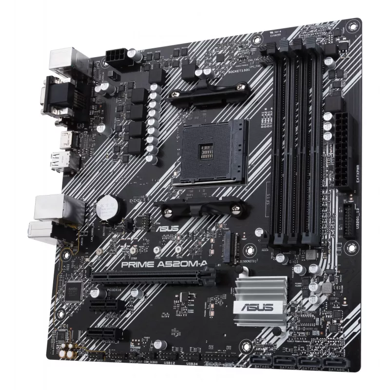 Motherboard ASUS PRIME A520M-A II/CSM AMD A520 Socket AM4 micro ATX