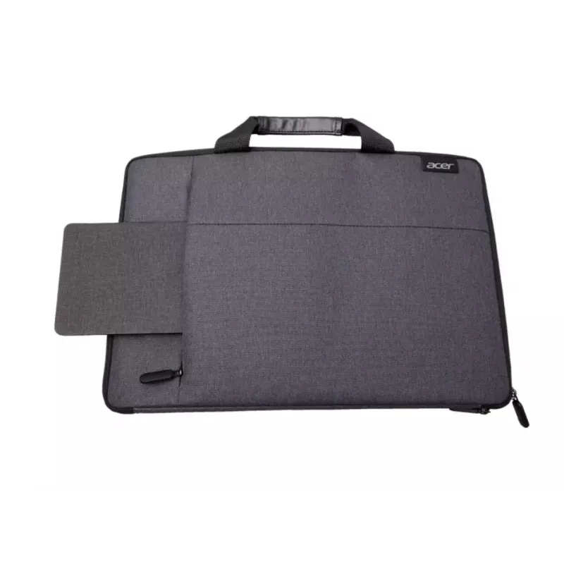 Sleeve-Hülle Acer ABG233 für 15,6-Zoll-Laptops, 39,6 cm, grau, mit Tragegriff