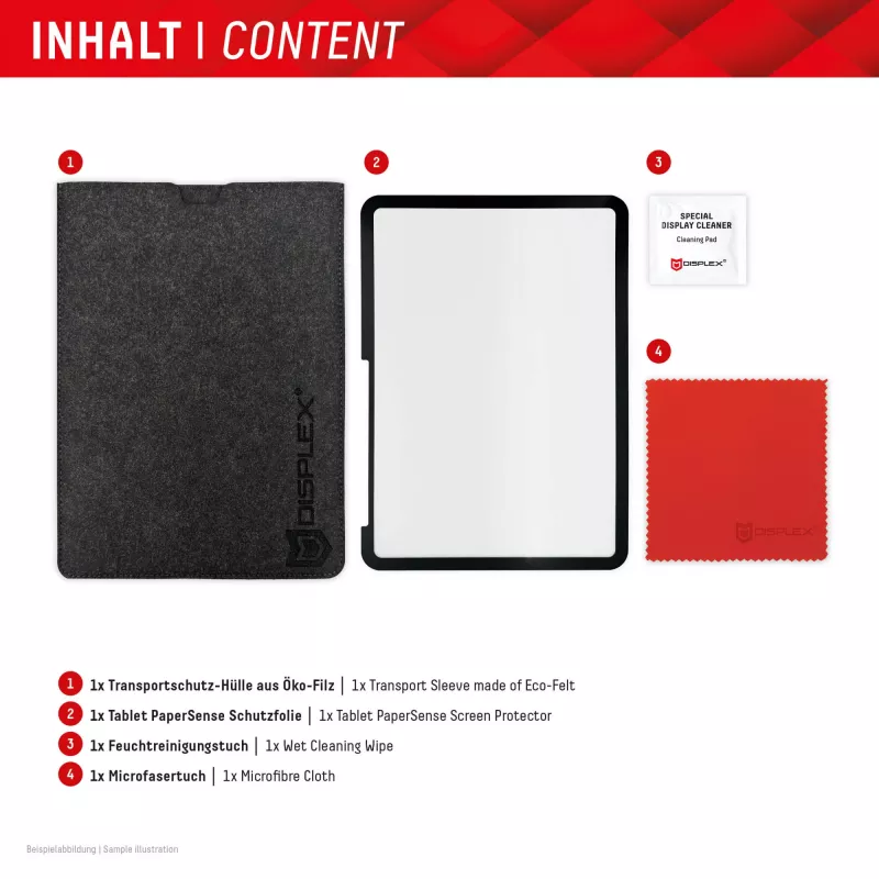 Displex TABLET PAPERSENSE für iPad 10,9 Zoll (10.)/11 Zoll (2025)/Air 11 Zoll (2024/2025), abnehmbare Schreib- oder Zeichenfolie mit Papiergefühl