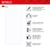 Displex Smart Glass (9H) für Samsung Galaxy S24/S25, Montageaufkleber, unzerbrechlich