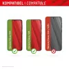 Displex Smart Glass (9H) für Samsung Galaxy S24/S25, Montageaufkleber, unzerbrechlich