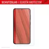 Displex Smart Glass (9H) für Samsung Galaxy S24/S25, Montageaufkleber, unzerbrechlich