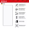 Displex Full Cover Screen Protector (10H) für Samsung Galaxy S24 Ultra, Eco-Montagerahmen, Full Cover