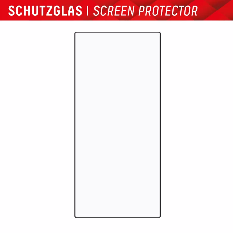 Displex Full Cover Screen Protector (10H) für Samsung Galaxy S24 Ultra, Eco-Montagerahmen, Full Cover