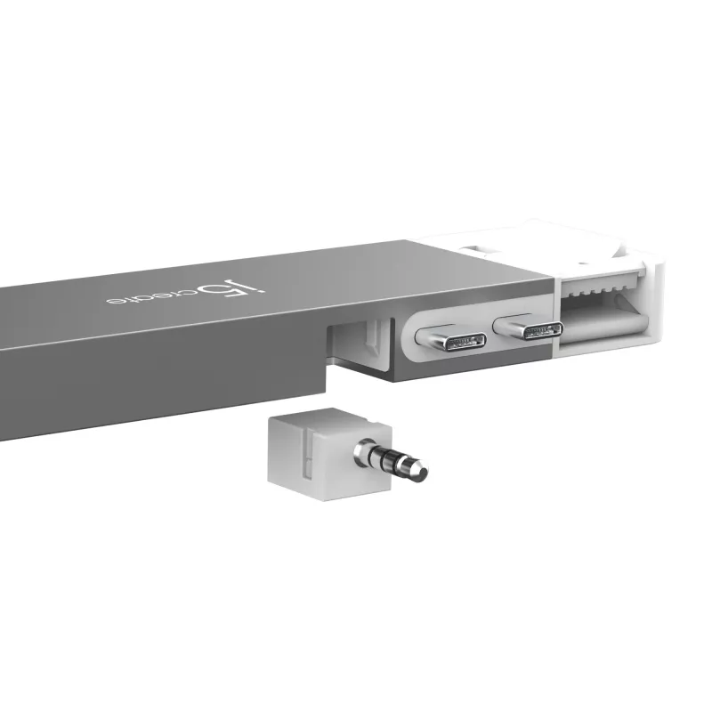 USB Hub j5create JCD395 4K60 Elite Pro Wired USB4 mit MagSafe Kit