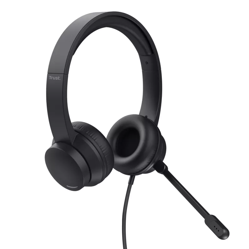 Trust Ayda Headset Kabelgebunden Head-band Anrufe/Musik Schwarz