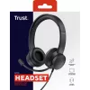 Trust Ayda Headset Kabelgebunden Head-band Anrufe/Musik Schwarz