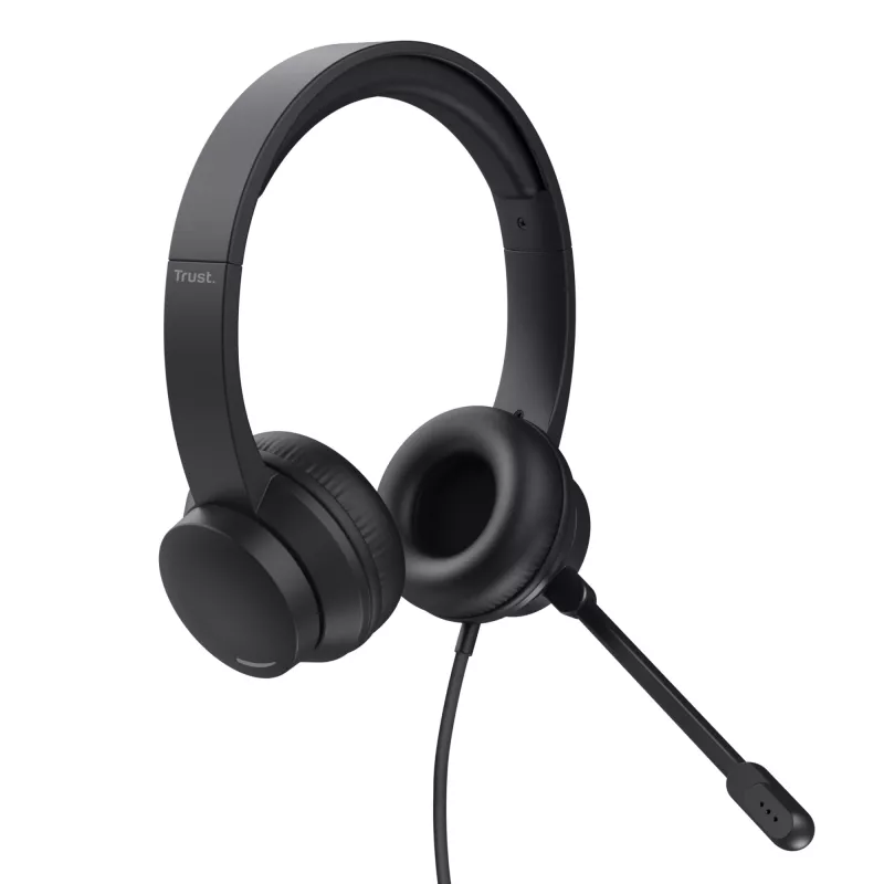 Trust Ayda Headset Kabelgebundenes Headset Head-band Anrufe/Musik Schwarz