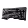 Trust Primo Tastatur Maus inklusive Office RF Wireless QWERTZ Deutsch Schwarz