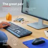 Trust Primo Tastatur Maus inklusive Office RF Wireless QWERTZ Deutsch Schwarz