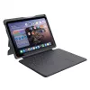 ASTAR DEQSTER Smart Rugged Touch Plus Tastatur für iPad 10,9 Zoll — QWERTZ Deutsch, Mechanische Schalter, Smart Connector Docking, Grau