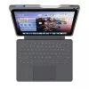 ASTAR DEQSTER Smart Rugged Touch Plus Tastatur für iPad 10,9 Zoll — QWERTZ Deutsch, Mechanische Schalter, Smart Connector Docking, Grau
