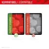 Displex Tabletglas (9H) für Apple iPad Air 11 Zoll (2024/2025), Eco Montagerahmen, unzerbrechlich, ultraflach, unsichtbar