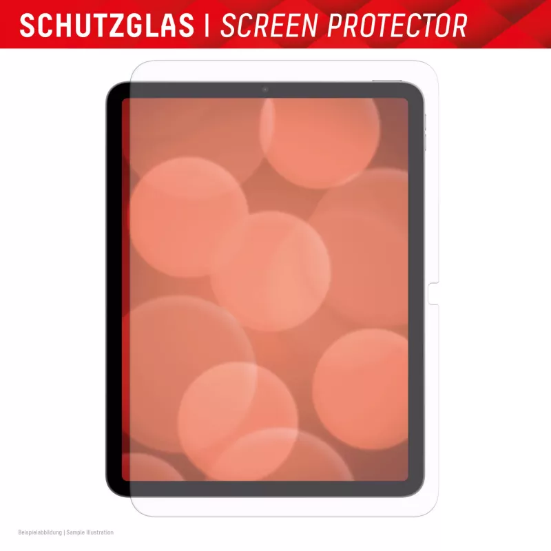 Displex Tabletglas (9H) für Apple iPad Air 11 Zoll (2024/2025), Eco Montagerahmen, unzerbrechlich, ultraflach, unsichtbar
