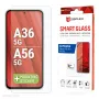 Displex Smart Glass (9H) für Samsung Galaxy A36/A56, Montageaufkleber, unzerbrechlich