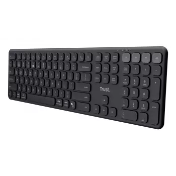 Trust Vaiya Tastatur Home/Office RF Wireless + Bluetooth QWERTZ Deutsch Schwarz