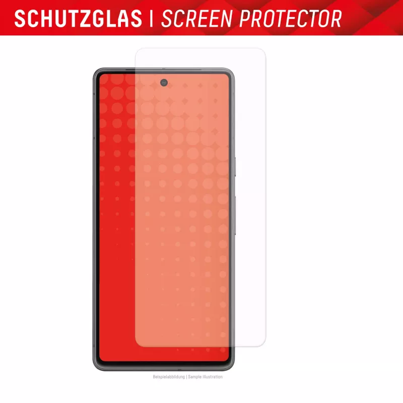 Displex Displayschutzfolie (10H) für Google Pixel 8a, Eco-Montagerahmen, kratzfest