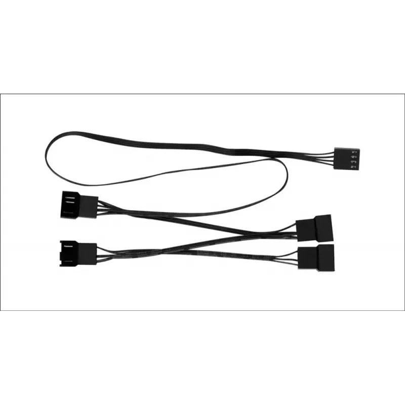 PWM-Sharing-Kabel Arctic PST-Kabel Rev. 2 für 4 PWM-Lüfter, 4-Pin-PWM-Anschlüsse, Schwarz