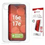 Displex Displayschutzfolie + Case für Apple iPhone 16e/17e, Eco-Montagerahmen, kratzfest