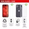 Displex Displayschutzfolie + Case für Apple iPhone 16e/17e, Eco-Montagerahmen, kratzfest