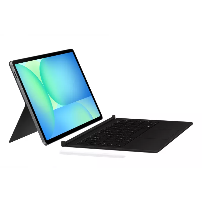 Tastatur Samsung EF-DX625 QWERTZ Deutsch Pogo Pin Schwarz