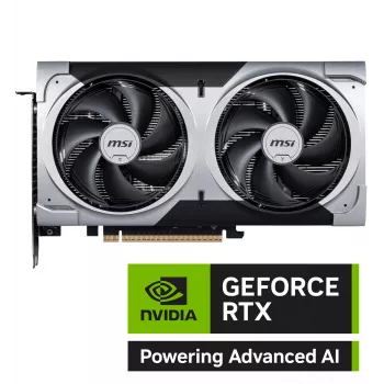 Grafikkarte MSI GeForce RTX 5060 Ti 16 GB GDDR7, PCIe 5.0, 128-Bit, 2602 MHz Boost, 180 W, 2 Lüfter