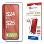 Displex Premium Displayschutzfolie (Full Cover, 10H) für Samsung Galaxy S25 FE/S24 FE, Eco Montagerahmen, Full Cover