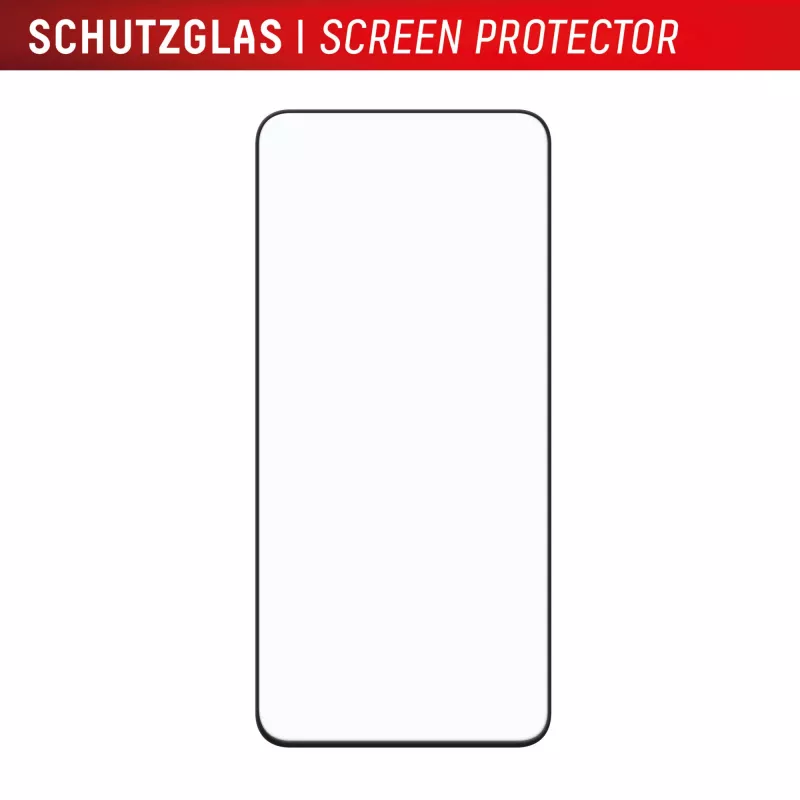 Displex Premium Displayschutzfolie (Full Cover, 10H) für Samsung Galaxy S25 FE/S24 FE, Eco Montagerahmen, Full Cover