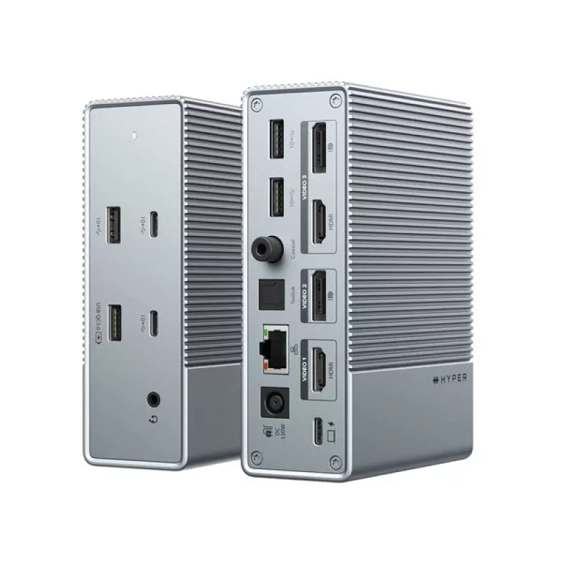 Targus HDG215-EUZ Schnittstellen-Hub USB 3.2 Gen 2 (3.1 Gen 2) Type-C Silber