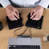 R-Go Tools Ergonomic Tastatur R-Go Split Break v2 with break software, ergonomic split Tastatur, QWERTZ (DE), Wired, Schwarz